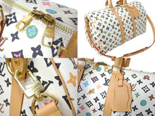 Load image into Gallery viewer, 新品未使用 LOUIS VUITTON ルイヴィトン ボストンバッグ M25233 キーポルバンドリエール 45 バニラ タイラー モノグラムクラギー 中古 61736