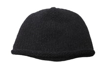 Load image into Gallery viewer, 極美品 CHROME HEARTS クロムハーツ ビーニー ニットキャップ カシミヤ フレアボタン フレアパッチ ブラック 中古 61847