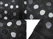 Load image into Gallery viewer, 新品同様品 LOUIS VUITTON ルイ ヴィトン × YK キーポル バンドリエール45 ボストンバッグ M46400 草間彌生 ブラック 中古 61973
