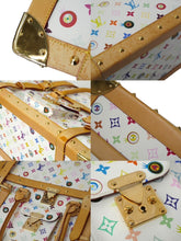 Load image into Gallery viewer, LOUIS VUITTON × 村上隆 ルイヴィトン ハンドバッグ サックジギャンティック M92057 ブロン マルチ 美品 中古 62230