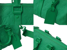 Load image into Gallery viewer, LOUIS VUITTON ルイ ヴィトン キーポルバンドリエール25 2WAYボストンバッグ M20929 トリヨン モノグラム グリーン 美品 中古 62314