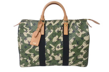 Load image into Gallery viewer, 新品同様 ルイ ヴィトン LOUIS VUITTON モノグラム フラージュ スピーディ 35 バッグ カモフラ グリーン M95773 村上隆 中古 62332