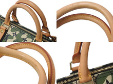 Load image into Gallery viewer, 新品同様 ルイ ヴィトン LOUIS VUITTON モノグラム フラージュ スピーディ 35 バッグ カモフラ グリーン M95773 村上隆 中古 62332