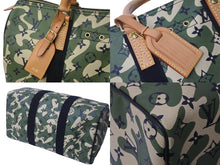 Load image into Gallery viewer, 新品同様 ルイ ヴィトン LOUIS VUITTON モノグラム フラージュ スピーディ 35 バッグ カモフラ グリーン M95773 村上隆 中古 62332