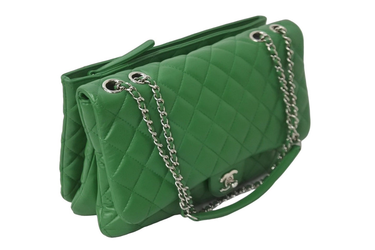 最低価格の 極美品 CHANEL チェーンショルダー 2層 マトラッセ シャネル バッグ