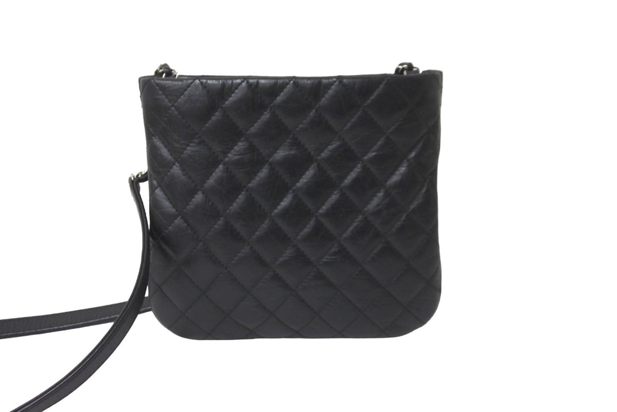 CHANEL ココマーク　レザー　キルティング　ハイヒール　ブラック　シルバー CHANEL シャネル キルティング ココマーク ミニショルダーバッグ