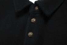 Load image into Gallery viewer, CHROME HEARTS クロムハーツ ポロシャツ マッティボーイ チョンパー クロスボール サイズXXL ブラック 美品 中古 62645
