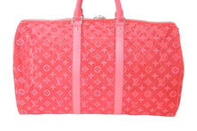 Load image into Gallery viewer, 未使用 LOUIS VUITTON ルイヴィトン キーポルバンドリエール50 ボストンバッグ バッグ レース ピンク M55267 中古 62690