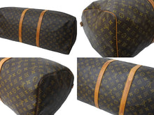Load image into Gallery viewer, LOUIS VUITTON ルイ ヴィトン キーポル60 ボストンバッグ M41412 モノグラム ブラウン PVC ヌメ革 レザー 良品 中古 62802