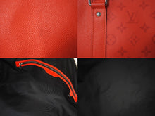Load image into Gallery viewer, LOUIS VUITTON ルイヴィトン 22SS キーポル バンドリエール 50 ボストンバッグ タイガラマ M59337 レッド 美品 中古 62856