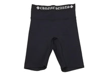 Load image into Gallery viewer, CHROME HEARTS クロムハーツ インナーショート パンツ サイズS ブラック ホワイト 美品 中古 63122
