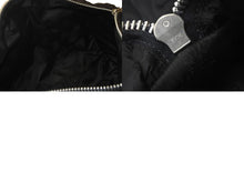 Load image into Gallery viewer, 極美品 CHROME HEARTS クロムハーツ セメタリーパッチ ボストンバッグ タイニーダッフル レザー ブラック 中古 63454