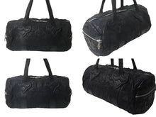 Load image into Gallery viewer, 極美品 CHROME HEARTS クロムハーツ セメタリーパッチ ボストンバッグ タイニーダッフル レザー ブラック 中古 63454