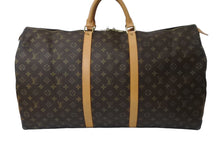 Load image into Gallery viewer, LOUIS VUITTON ルイ ヴィトン キーポル60 ボストンバッグ M41422 モノグラム ブラウン PVC ヌメ革 レザー 美品 中古 63475