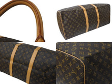 Load image into Gallery viewer, LOUIS VUITTON ルイ ヴィトン キーポル60 ボストンバッグ M41422 モノグラム ブラウン PVC ヌメ革 レザー 美品 中古 63475