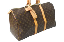 Load image into Gallery viewer, LOUIS VUITTON ルイ ヴィトン キーポル45 ボストンバッグ M41428 モノグラム PVCコーティングキャンバス ブラウン 美品 中古 63995