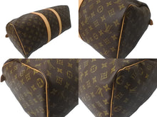 Load image into Gallery viewer, LOUIS VUITTON ルイ ヴィトン キーポル45 ボストンバッグ M41428 モノグラム PVCコーティングキャンバス ブラウン 美品 中古 63995