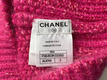 Load image into Gallery viewer, CHANEL シャネル ニットキャップ 09AW P36463K02300 09AW ココチャーム ピンク モヘア ゴールド金具 美品 中古 64145