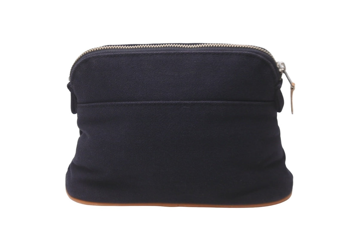 HERMES エルメス ボリードポーチ ミニ ロゴ ラウンド型