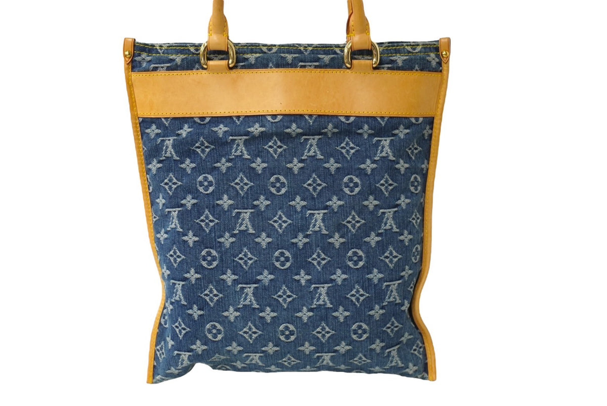 Louis Vuitton 　ルイヴィトン 　フラットショッパー　M95018 LOUIS VUITTON ルイヴィトン モノグラムデニム フラットショッパー