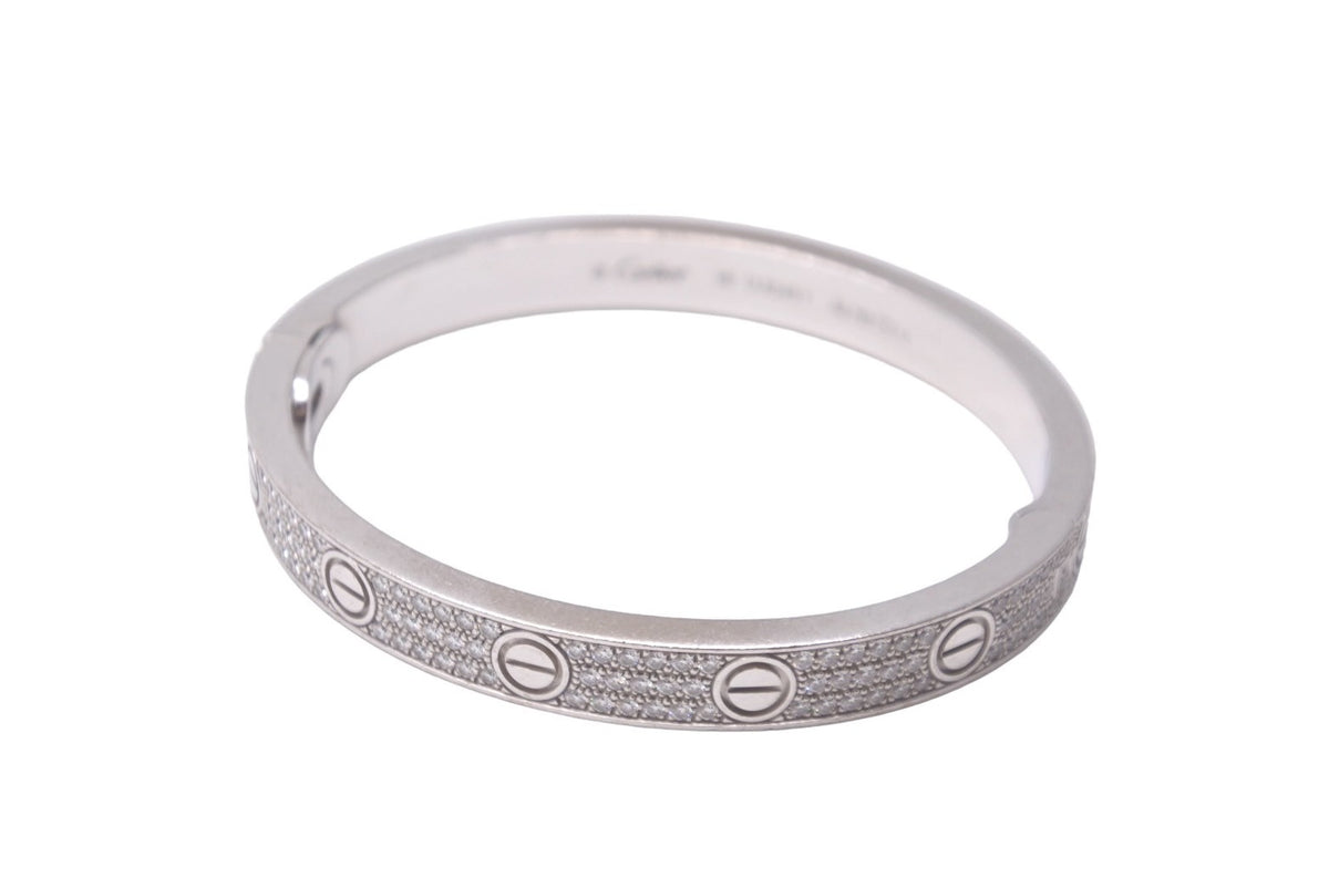 Cartier カルティエ 22年新型 15号 ラブブレス K18WG 定価752万
