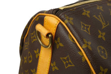 Load image into Gallery viewer, LOUIS VUITTON ルイ ヴィトン キーポルバンドリエール60 ボストンバッグ M41412 モノグラム PVC ヌメ革 レザー 美品 中古 64509