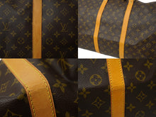 Load image into Gallery viewer, LOUIS VUITTON ルイ ヴィトン キーポルバンドリエール60 ボストンバッグ M41412 モノグラム PVC ヌメ革 レザー 美品 中古 64509