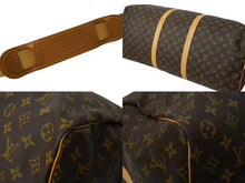 Load image into Gallery viewer, LOUIS VUITTON ルイ ヴィトン キーポルバンドリエール60 ボストンバッグ M41412 モノグラム PVC ヌメ革 レザー 美品 中古 64548