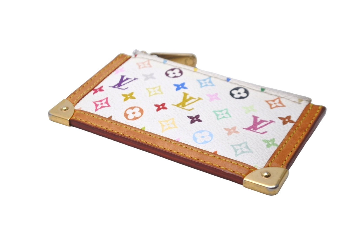 新品 LV×TMルイヴィトン ポルトモネロザリ マルチカラー 村上隆