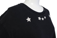 Load image into Gallery viewer, YVES SAINT LAURENT イヴ サンローラン 半袖Tシャツ スタープリント Y2SC1 9787 トップス サイズL ブラック 美品 中古 64661
