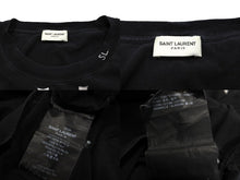 Load image into Gallery viewer, YVES SAINT LAURENT イヴ サンローラン 半袖Tシャツ スタープリント Y2SC1 9787 トップス サイズL ブラック 美品 中古 64661