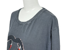 Load image into Gallery viewer, SaintLaurentParis サンローランパリ ブラッドラスター エディ期 Tシャツ 378983 Y2LS1 ブラック レッド 良品 中古 64663