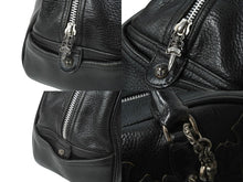 Load image into Gallery viewer, ChromeHearts クロムハーツ スモール ジムバッグ セメタリークロスパッチ ボストンバッグ CHチャーム ブラック 良品 中古 64717