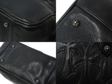 Load image into Gallery viewer, ChromeHearts クロムハーツ スモール ジムバッグ セメタリークロスパッチ ボストンバッグ CHチャーム ブラック 良品 中古 64717