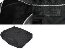 Load image into Gallery viewer, ChromeHearts クロムハーツ スモール ジムバッグ セメタリークロスパッチ ボストンバッグ CHチャーム ブラック 良品 中古 64717