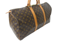 Load image into Gallery viewer, LOUIS VUITTON ルイ ヴィトン キーポル50 ボストンバッグ M41416 モノグラム キャンバス ヌメ革 ゴールド金具 美品 中古 64762