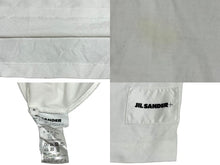 Load image into Gallery viewer, JIL SANDER+ ジルサンダー トップス プラス ロゴ半袖Tシャツ クールネック オーバサイズ ロゴラベル 丸首 ホワイト XL KKPMZB0004中古 64821
