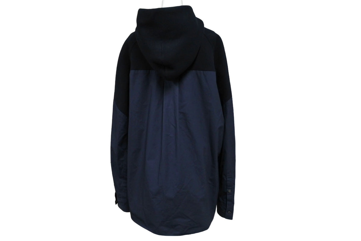 sacai サカイ パーカー 20SS サイズ3 ドッキング シャツ