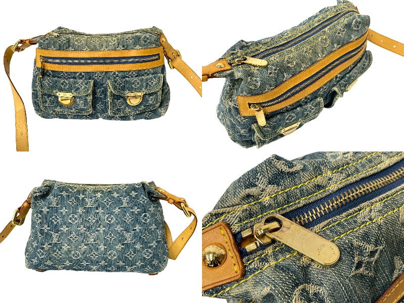 LOUIS VUITTON ルイ ヴィトン モノグラムデニム バギーPM ショルダー 