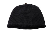 Load image into Gallery viewer, 新品未使用 ChromeHearts クロムハーツ ニットキャップ フローラルパッチ BSフレアボタン カシミヤ シルバー925 ONESIZE 65245
