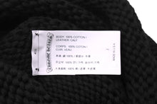 Load image into Gallery viewer, 新品未使用 ChromeHearts クロムハーツ ニットキャップ セメタリークロスパッチ クロスボタン コットン シルバー925 ONESIZE 65246