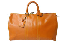 Load image into Gallery viewer, LOUIS VUITTON ルイ ヴィトン キーポル45 ボストンバッグ M42978 旅行バッグ エピレザー ジパングゴールド 美品 中古 65524