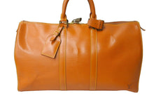 Load image into Gallery viewer, LOUIS VUITTON ルイ ヴィトン キーポル45 ボストンバッグ M42978 旅行バッグ エピレザー ジパングゴールド 美品 中古 65524