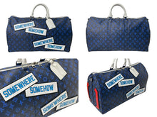 Load image into Gallery viewer, 新品同様 LOUIS VUITTON ルイヴィトン モノグラム 21年限定 ステッカー キーポルバンドリエール 50 ボストンバッグ ヴァージル M58979 中古 65618
