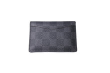 Load image into Gallery viewer, LOUIS VUITTON ルイ ヴィトン オーガナイザードゥポッシュ カードケース KHイニシャル入り ダミエ ブラック N63143 美品 中古 65667