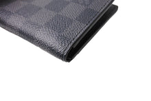 Load image into Gallery viewer, LOUIS VUITTON ルイ ヴィトン オーガナイザードゥポッシュ カードケース KHイニシャル入り ダミエ ブラック N63143 美品 中古 65667