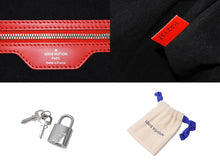 Load image into Gallery viewer, LOUIS VUITTON SUPREME シュプリームルイヴィトン キーポル バンドリエール45 ボストンバッグ M53419 エピ レッド 美品 中古 65689