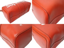 Load image into Gallery viewer, LOUIS VUITTON SUPREME シュプリームルイヴィトン キーポル バンドリエール45 ボストンバッグ M53419 エピ レッド 美品 中古 65689