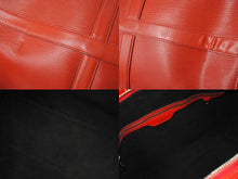 Load image into Gallery viewer, LOUIS VUITTON SUPREME シュプリームルイヴィトン キーポル バンドリエール45 ボストンバッグ M53419 エピ レッド 美品 中古 65689