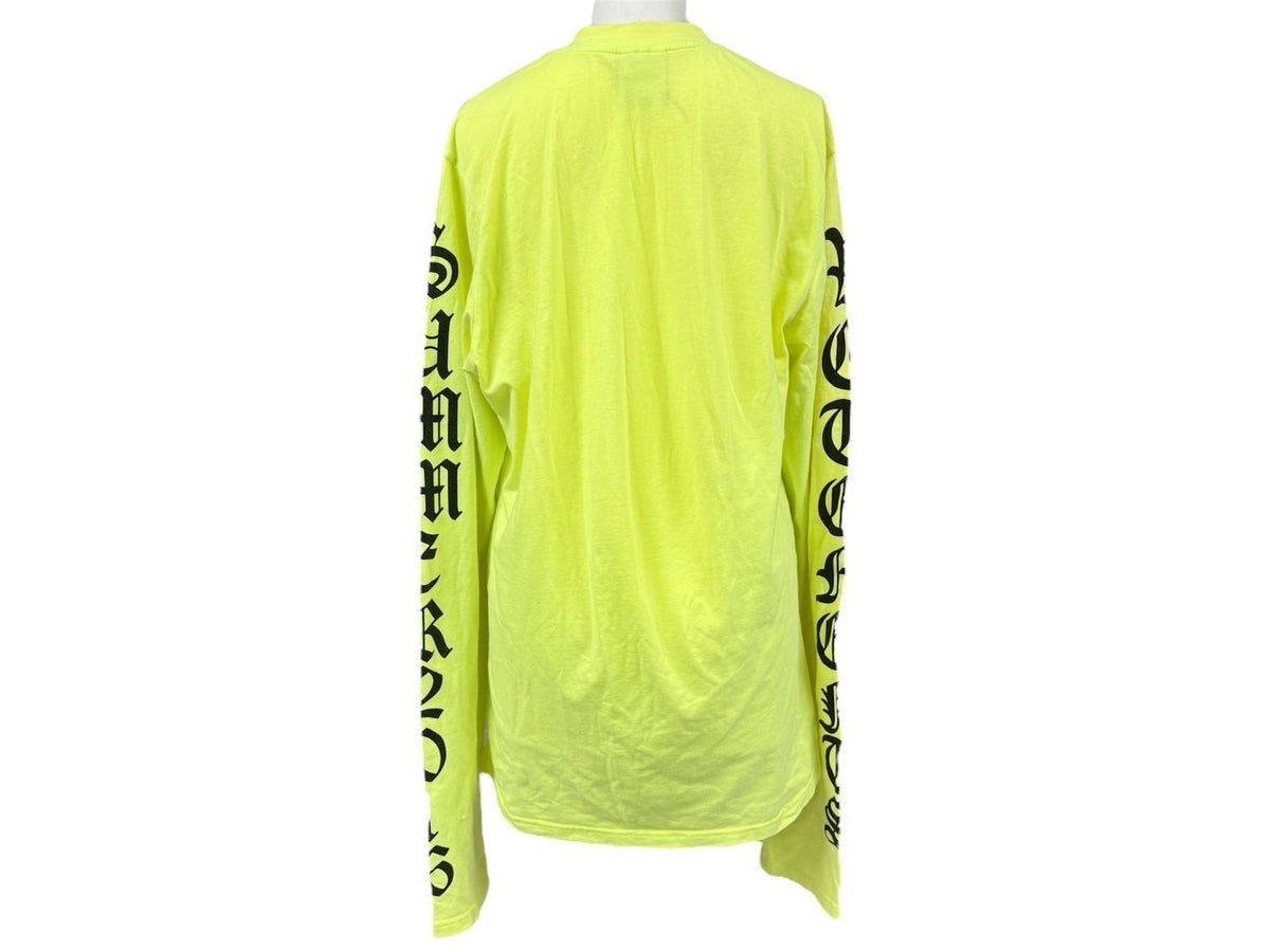 VETEMENTS(ヴェトモン) サイズ:M 座ろ 16SS アームロゴプリント クルー 